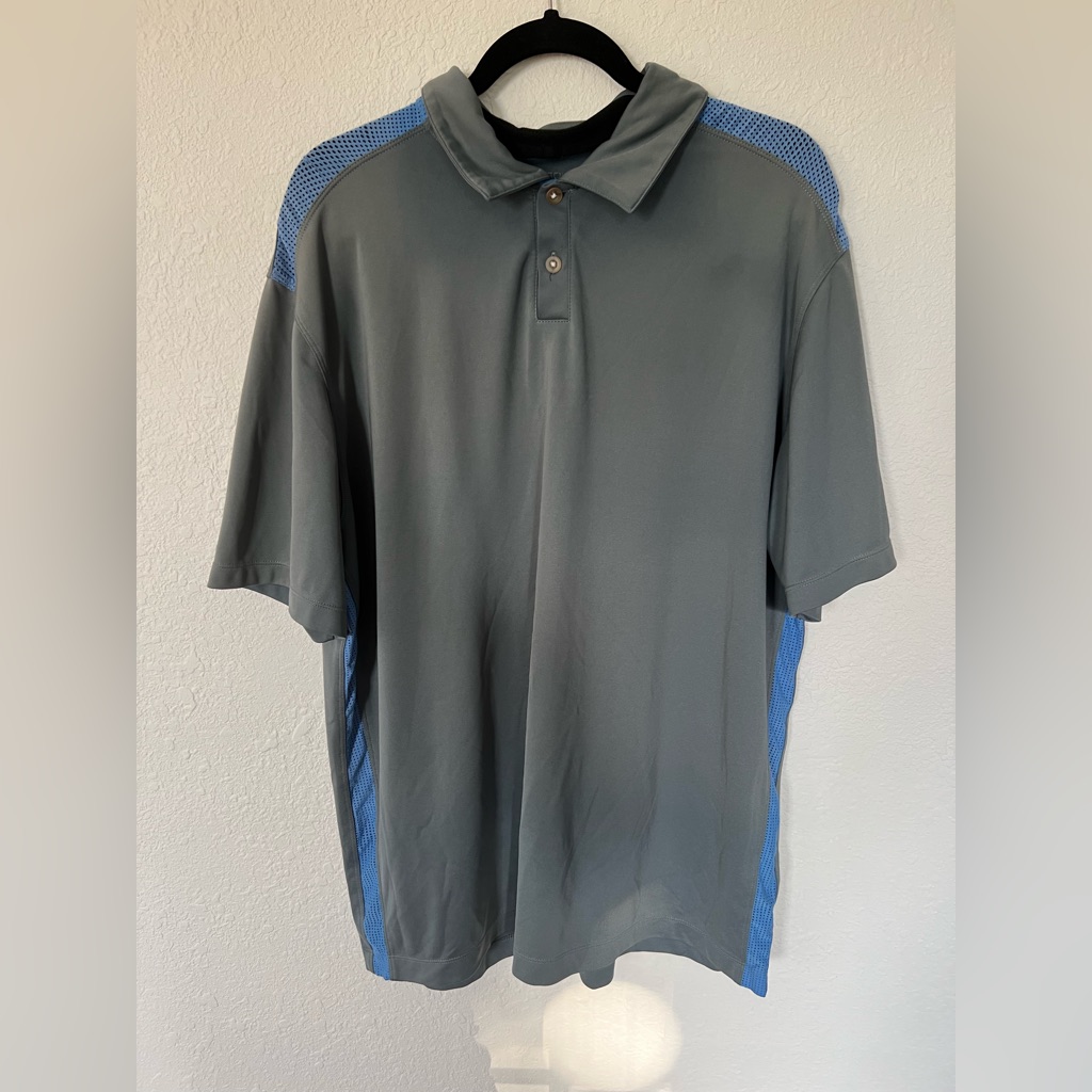 Nike Golf DriFit Gray Short Sleeve Golf Polo